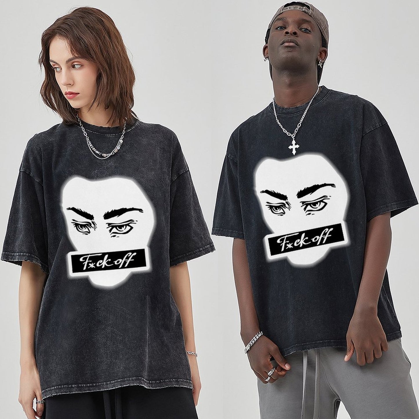 Unisex Vintage Solid Wash T-Shirts 2305102847