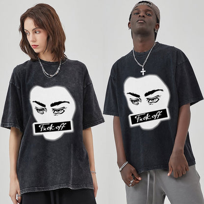 Unisex Vintage Solid Wash T-Shirts 2305102847