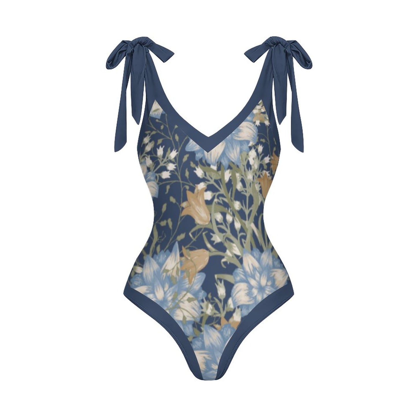 Casual Printed One-Piece Swimsuit And Cover Up 2305102663