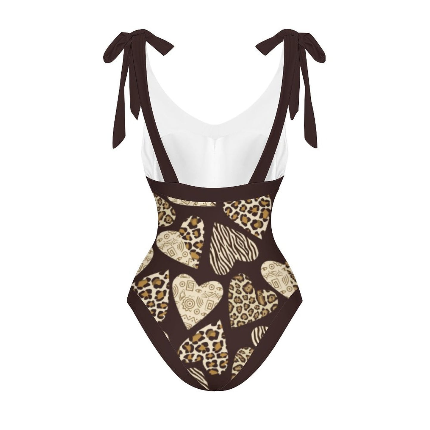 Casual Printed One Piece Swimsuit And Cover Up 2305105705