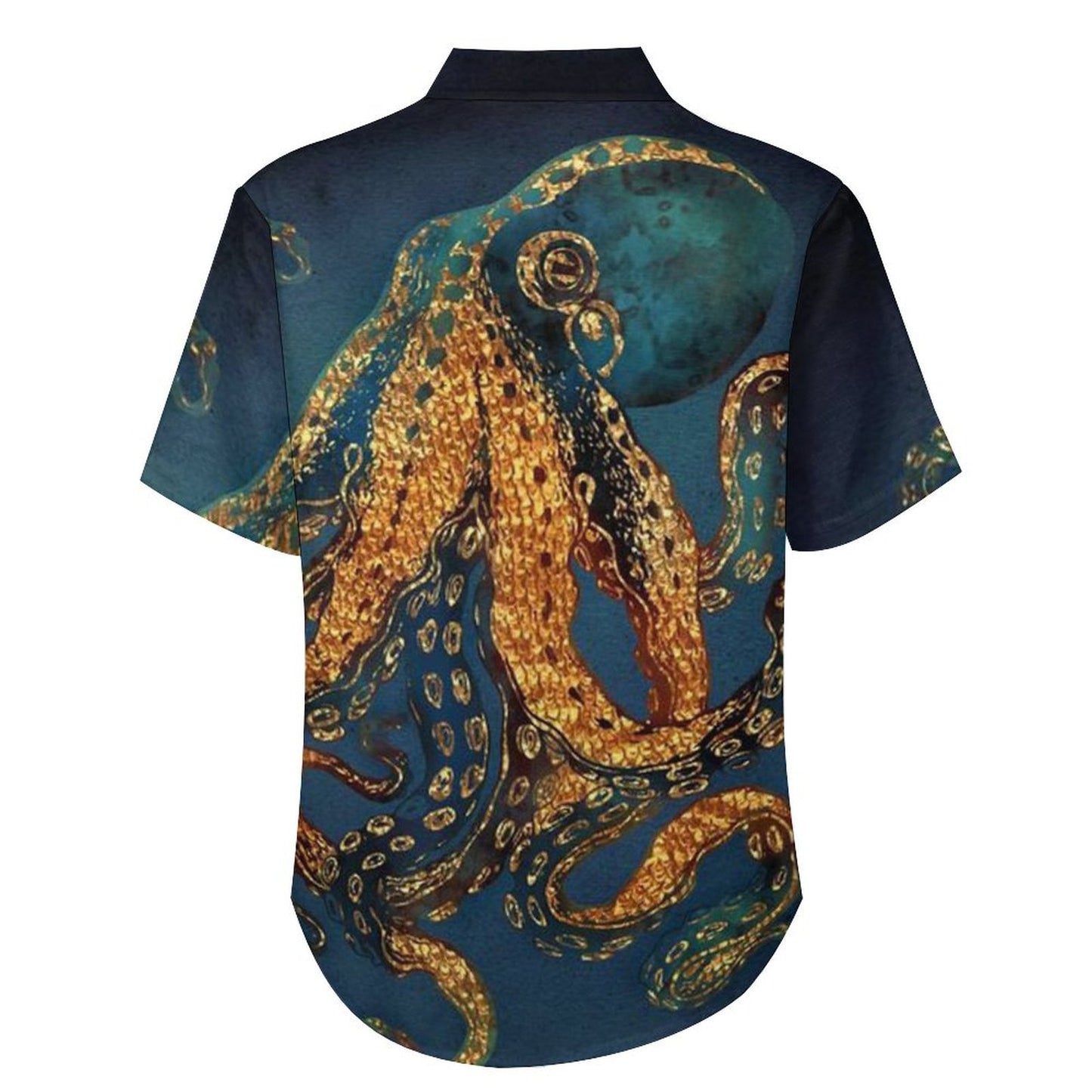 Men's Hawaiian Print Lapel Shirt 2304106415