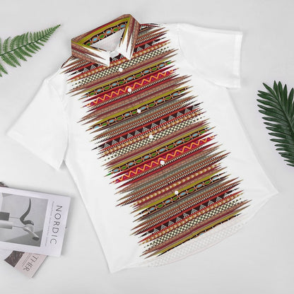 Men's Fashion Casual Printed Short Sleeve Shirts 2306101505