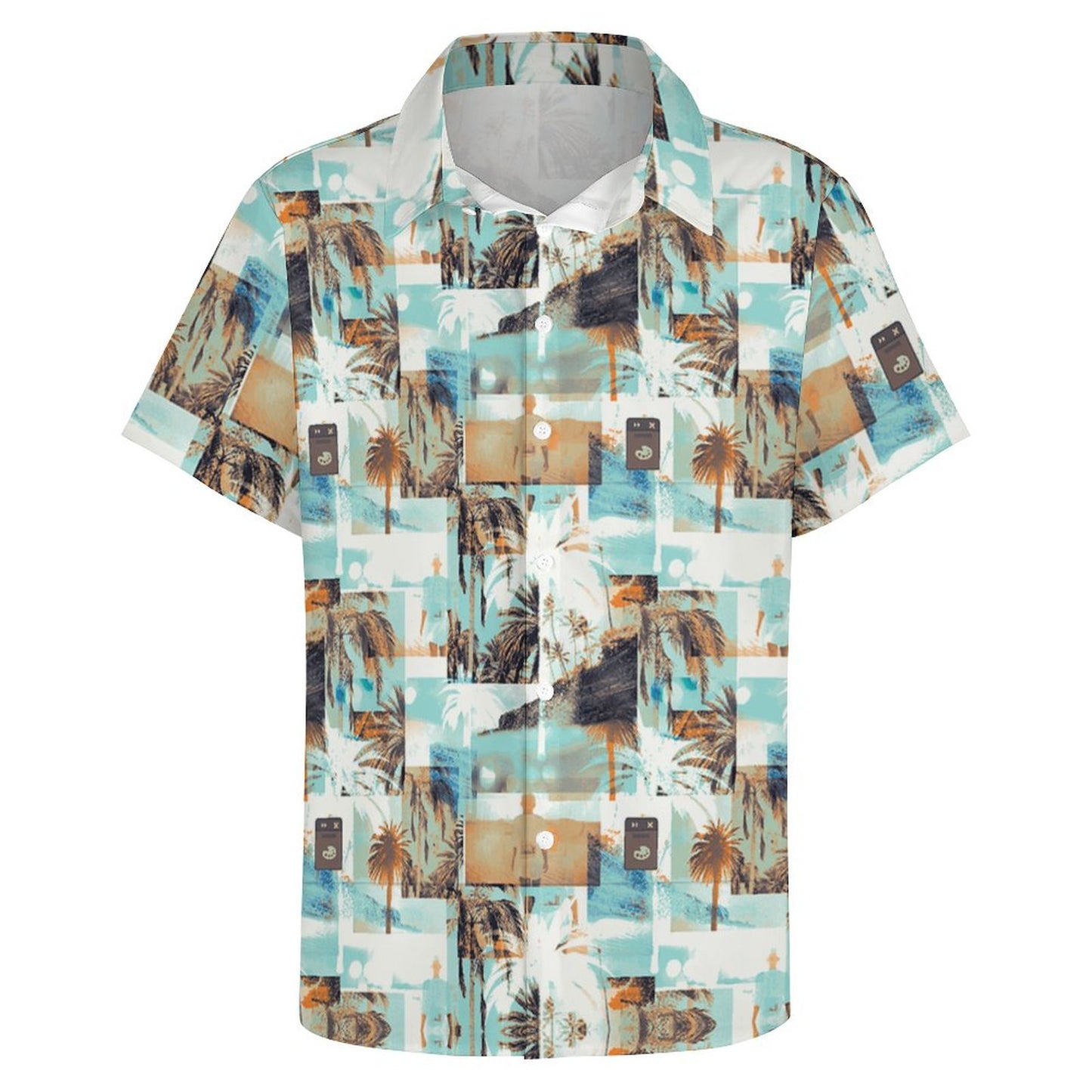 Men's Hawaiian Print Resort Shirt 2305106122