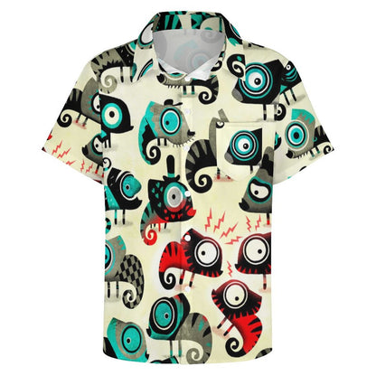 Men's Hawaiian Casual Short Sleeve Shirt 2306103517