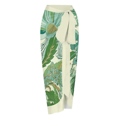 Casual Printed One Piece Swimsuit And Cover Up 2306103036