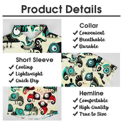 Men's Hawaiian Casual Short Sleeve Shirt 2306103517