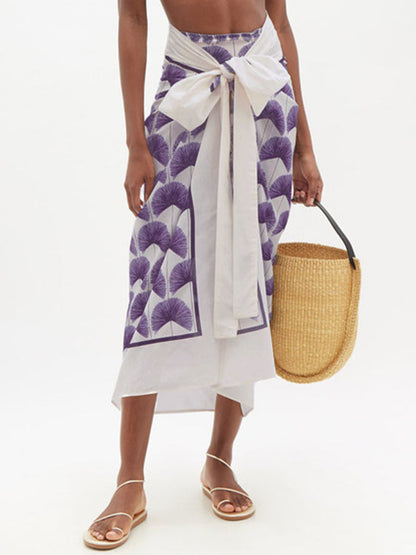 Women's Fashion Printed Bikini and Cover Up