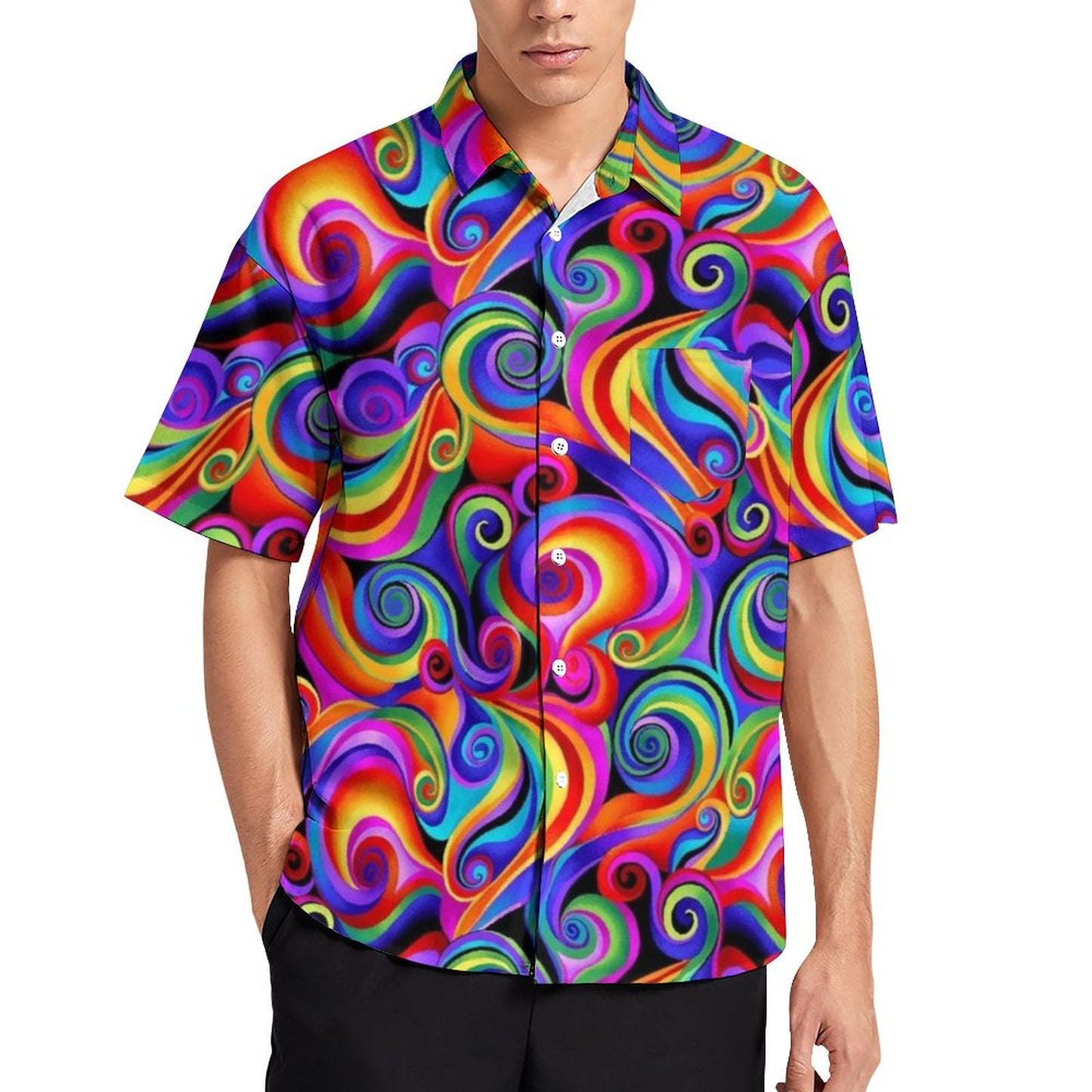 Men's Hawaiian Casual Short Sleeve Shirt 2306103186