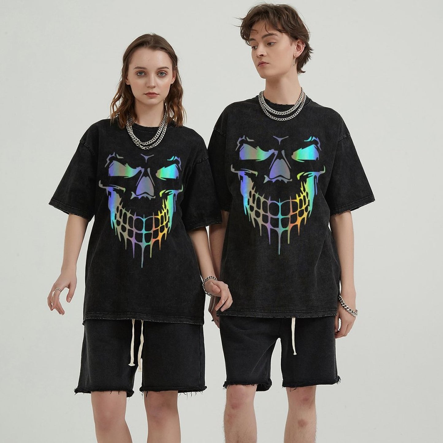 Unisex Vintage Solid Wash T-Shirts 2305101612