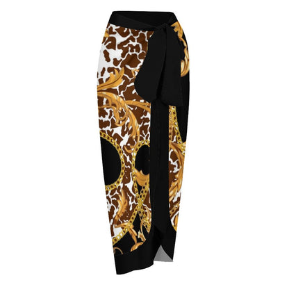 Fashion Printed One Piece Swimsuit And Cover Up 2305105920