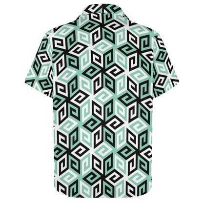 Men's Fashion Casual Printed Short Sleeve Shirts 2306101895