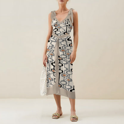 Casual Printed One-Piece Swimsuit And Cover Up 2305102600