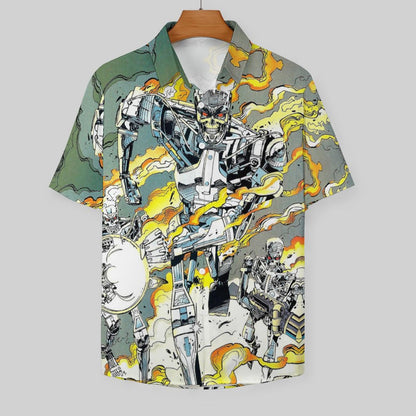 Men's Hawaiian Casual Short Sleeve Shirt 2306104577