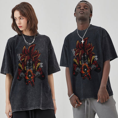 Unisex Vintage Solid Wash T-Shirts 2305103020