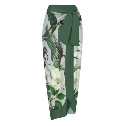 Casual Printed One-Piece Swimsuit And Cover Up 2305102453