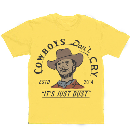 Cowboys Don't Cry Men's Casual Printed T-Shirt