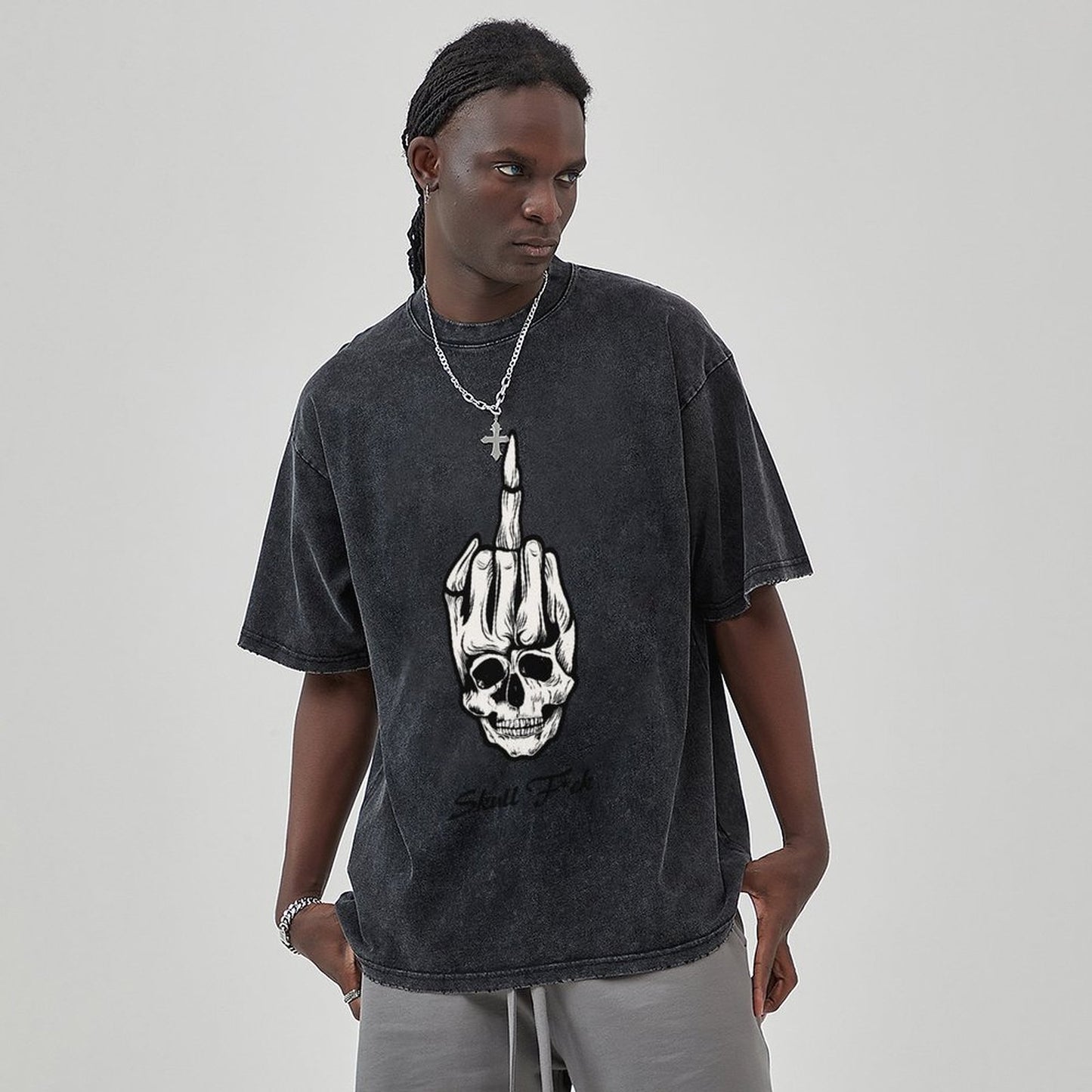 Unisex Vintage Solid Wash T-Shirts 2305102848