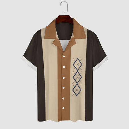 Men's Hawaiian Casual Short Sleeve Shirt 2305101270