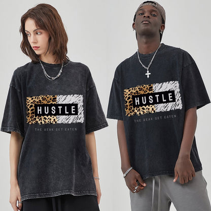 Unisex Vintage Solid Wash T-Shirts 2305102846