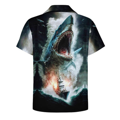 Men Hawaiian Casual Short Sleeve Shirt 2306101371