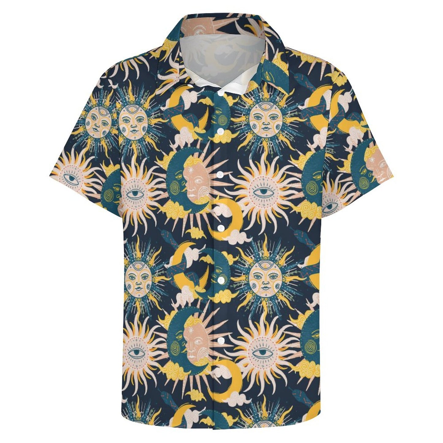 Men's Fashion Casual Printed Short Sleeve Shirts 2306100968
