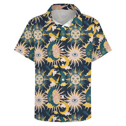 Men's Fashion Casual Printed Short Sleeve Shirts 2306100968