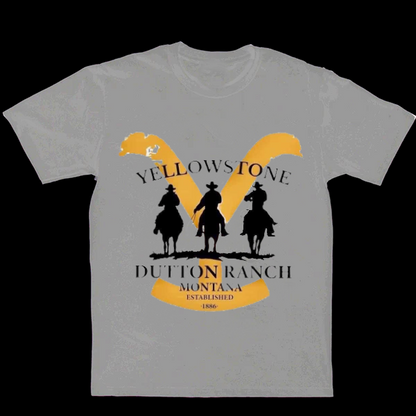 Yellowstone Men's Casual Printed T-Shirt