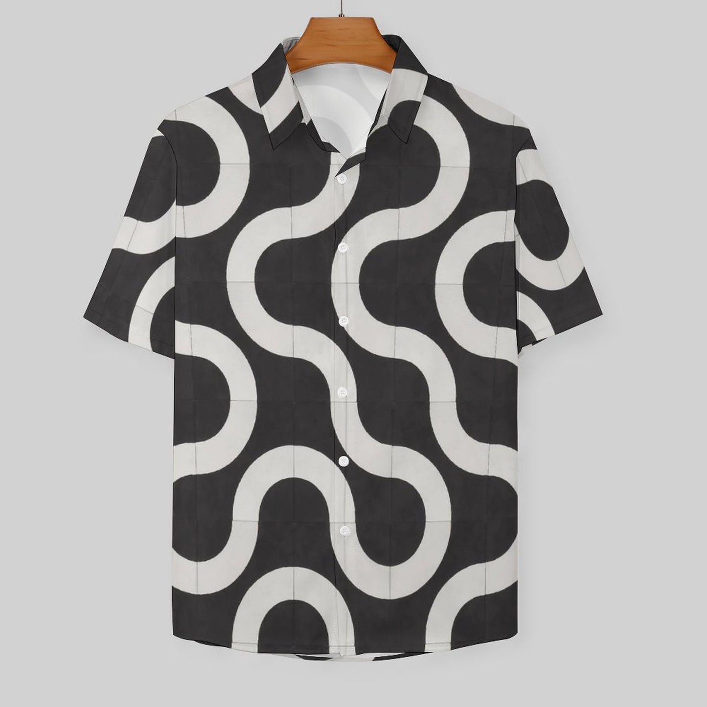 Men's Fashion Casual Printed Short Sleeve Shirts 2306101728