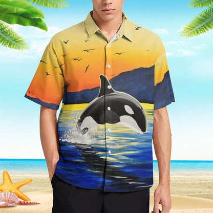 Men's Hawaiian Print Resort Shirt 2304109865