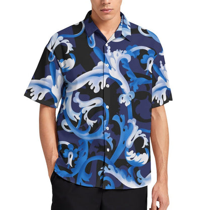 Men's Fashion Casual Printed Short Sleeve Shirts 2306100023