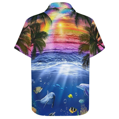Men's Hawaiian Print Resort Shirt 2304109194