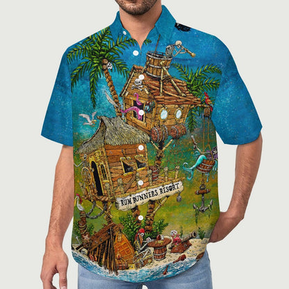 Men's Vacation Hawaiian Shirt 2305105245