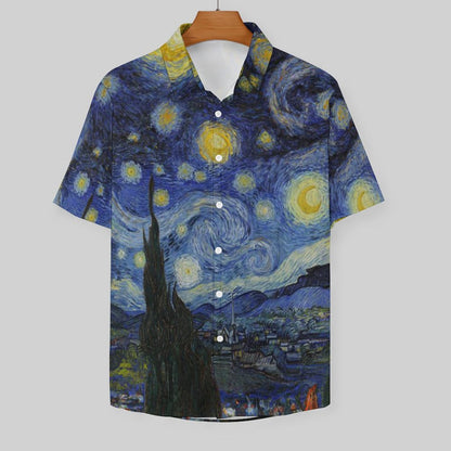 Men's Hawaiian Print Resort Shirt 2305101782
