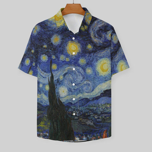 Men's Hawaiian Print Resort Shirt 2305101782