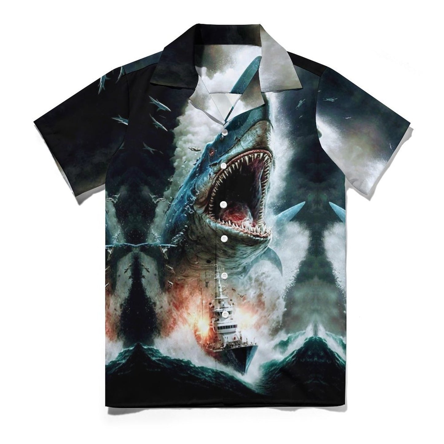 Men Hawaiian Casual Short Sleeve Shirt 2306101371