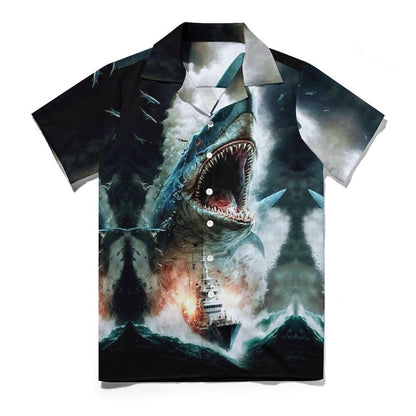 Men Hawaiian Casual Short Sleeve Shirt 2306101371