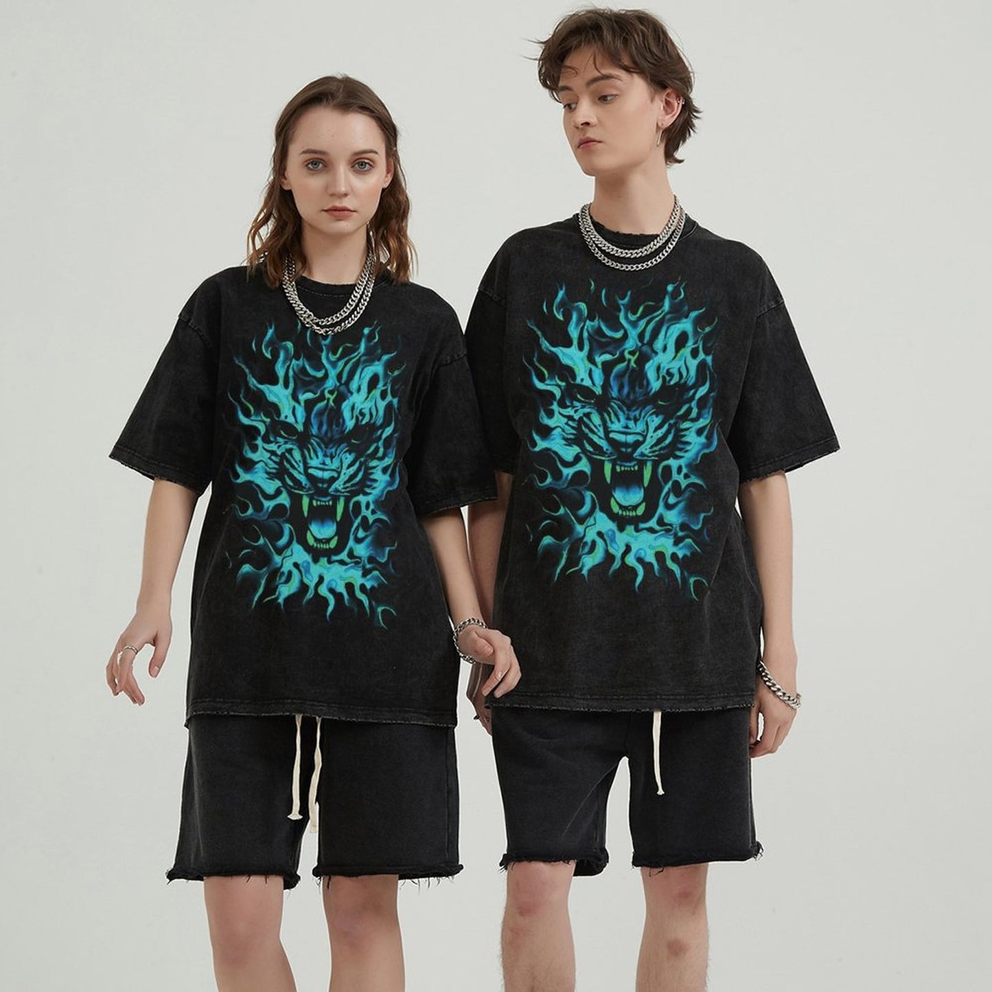 Unisex Vintage Solid Wash T-Shirts 2305101616