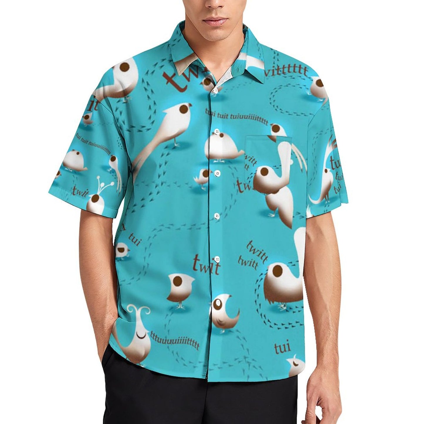 Men's Hawaiian Casual Short Sleeve Shirt 2306103516