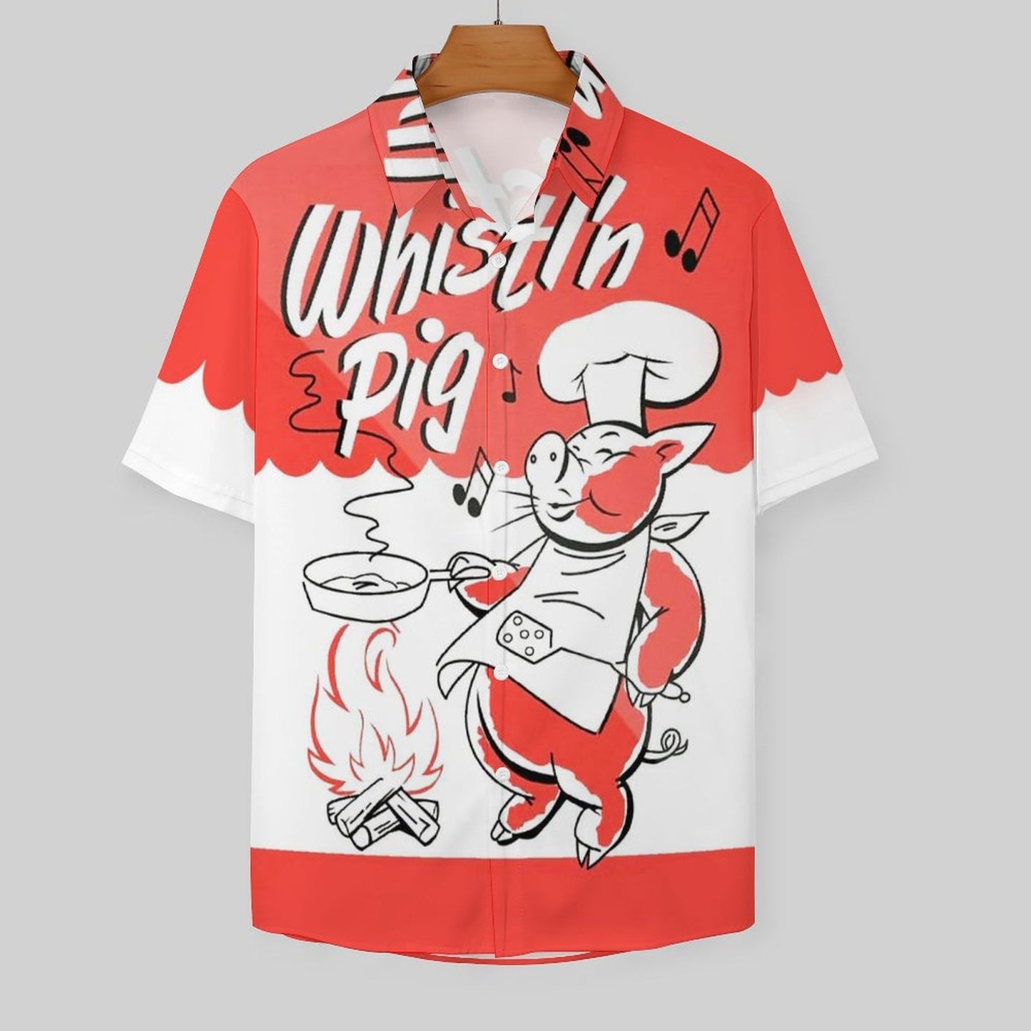 Men's Fashion Casual Printed Short Sleeve Shirts 2306100918