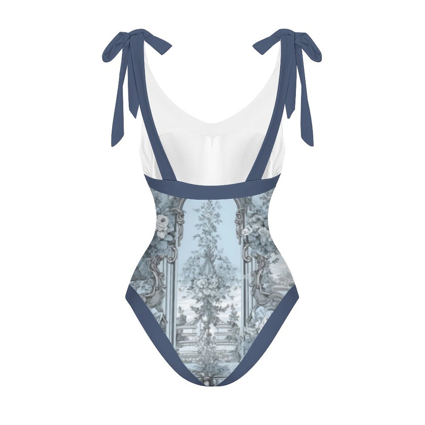 Casual Printed One-Piece Swimsuit And Cover Up 2305102458