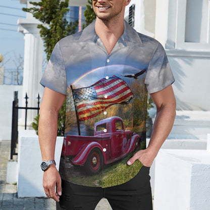 Men's Hawaiian Casual Short Sleeve Shirt 2305104758