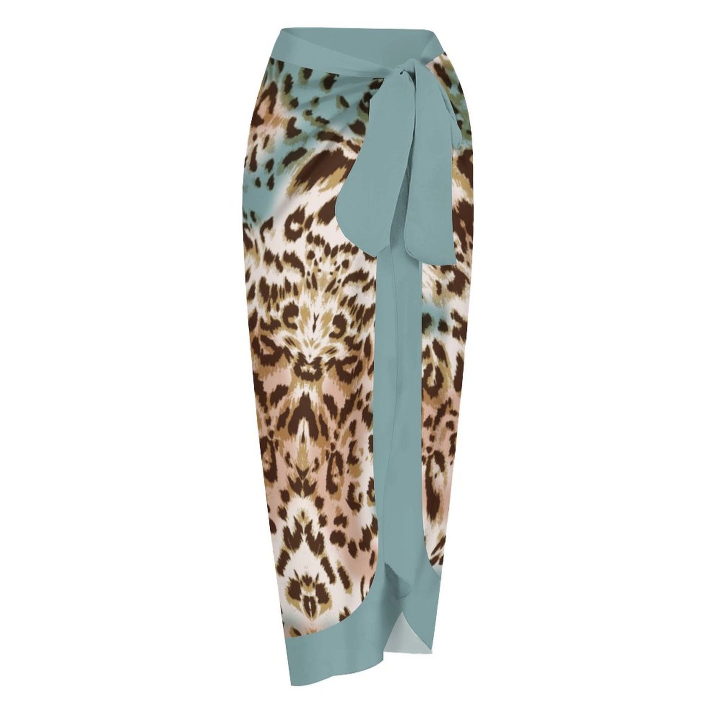 Casual Printed One-Piece Swimsuit And Cover Up 2305102870