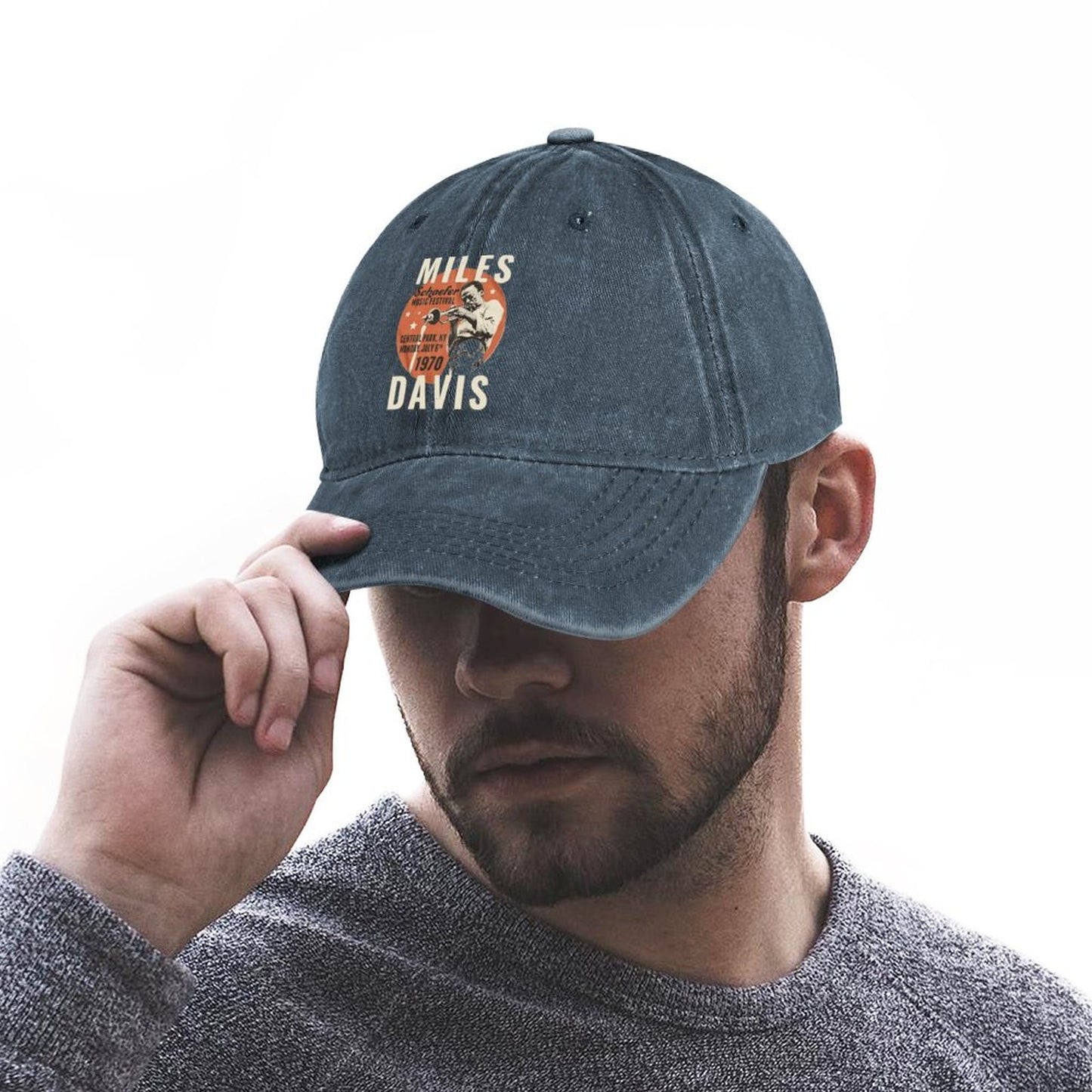 JOC Washed Denim Baseball Cap 2305101878