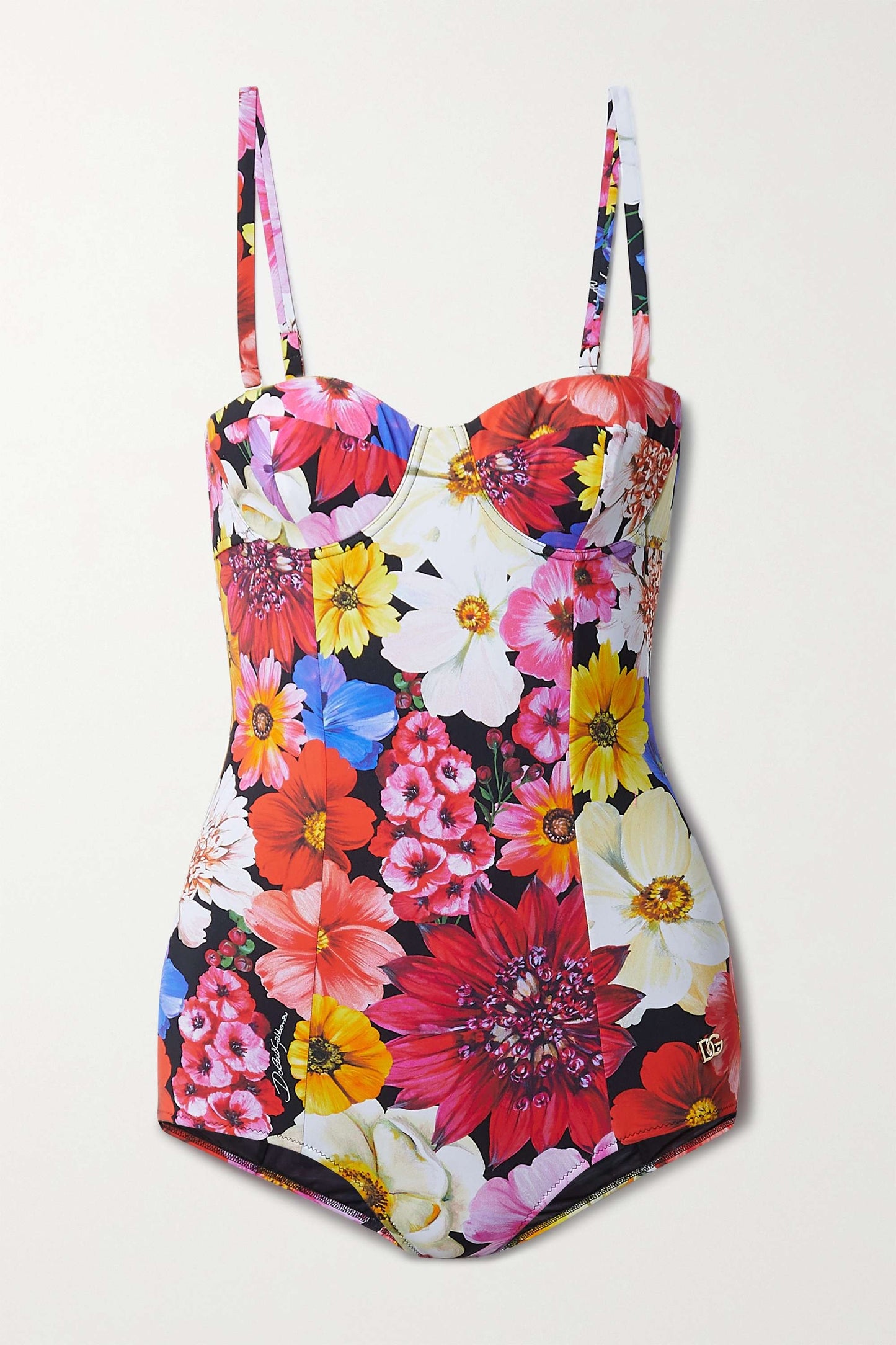 Fashion Floral Print Swimsuit and Cover Up
