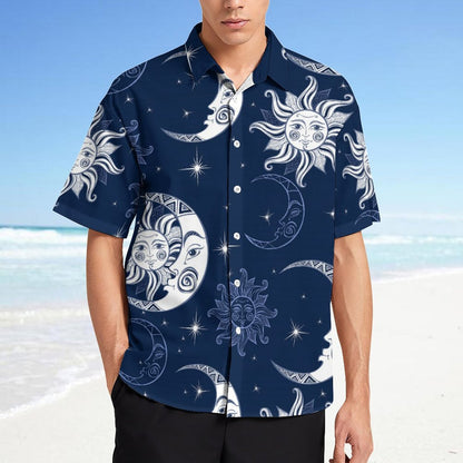 Men's Fashion Casual Printed Short Sleeve Shirts 2306100969