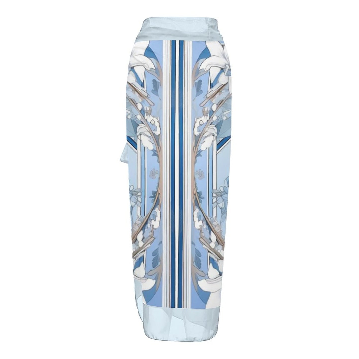 Casual Printed One Piece Swimsuit And Cover Up 2306103046