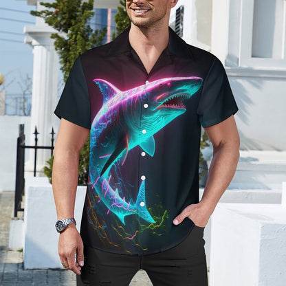Men Hawaiian Casual Short Sleeve Shirt 2306101368