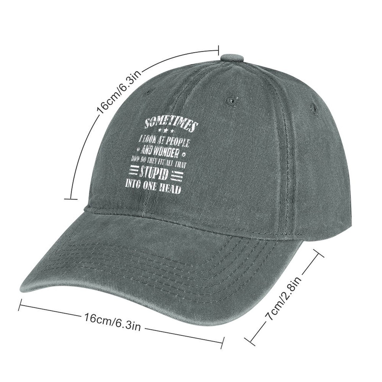 JOC Washed Denim Baseball Cap 2305102342