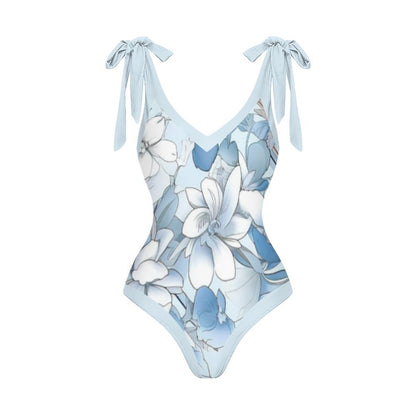 Casual Printed One Piece Swimsuit And Cover Up 2306103046