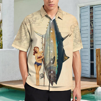 Men's Hawaiian Casual Short Sleeve Shirt 2306101856